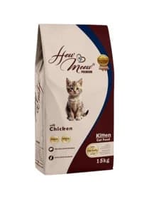 How Meow bala pişiklər üçün toyuq ilə quru yem 1kq