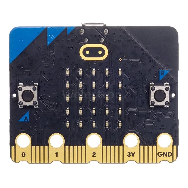 BBC micro:bit v2 Dövrə Kartı – Təhsil üçün Mikrokontroller
