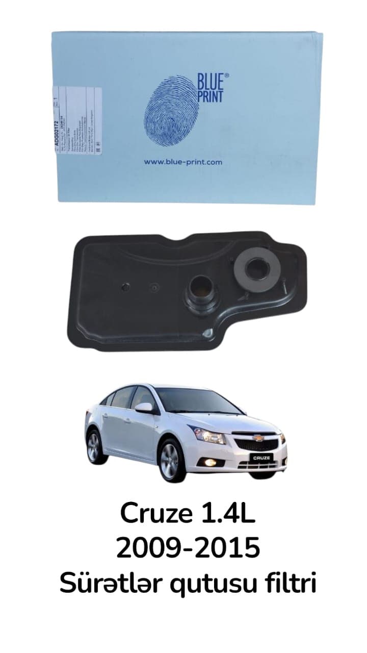 Transmissiya filtri Blue Print Chevrolet Cruze 1.4 2009-2015 üçün