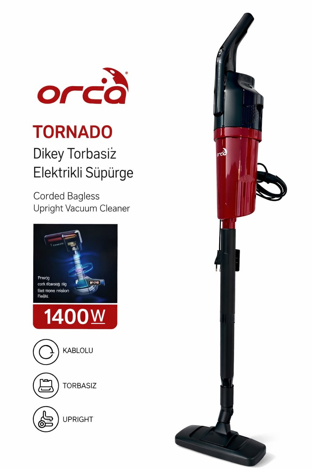 Vertikal tozsoran Orca Tornado — şəkil 2