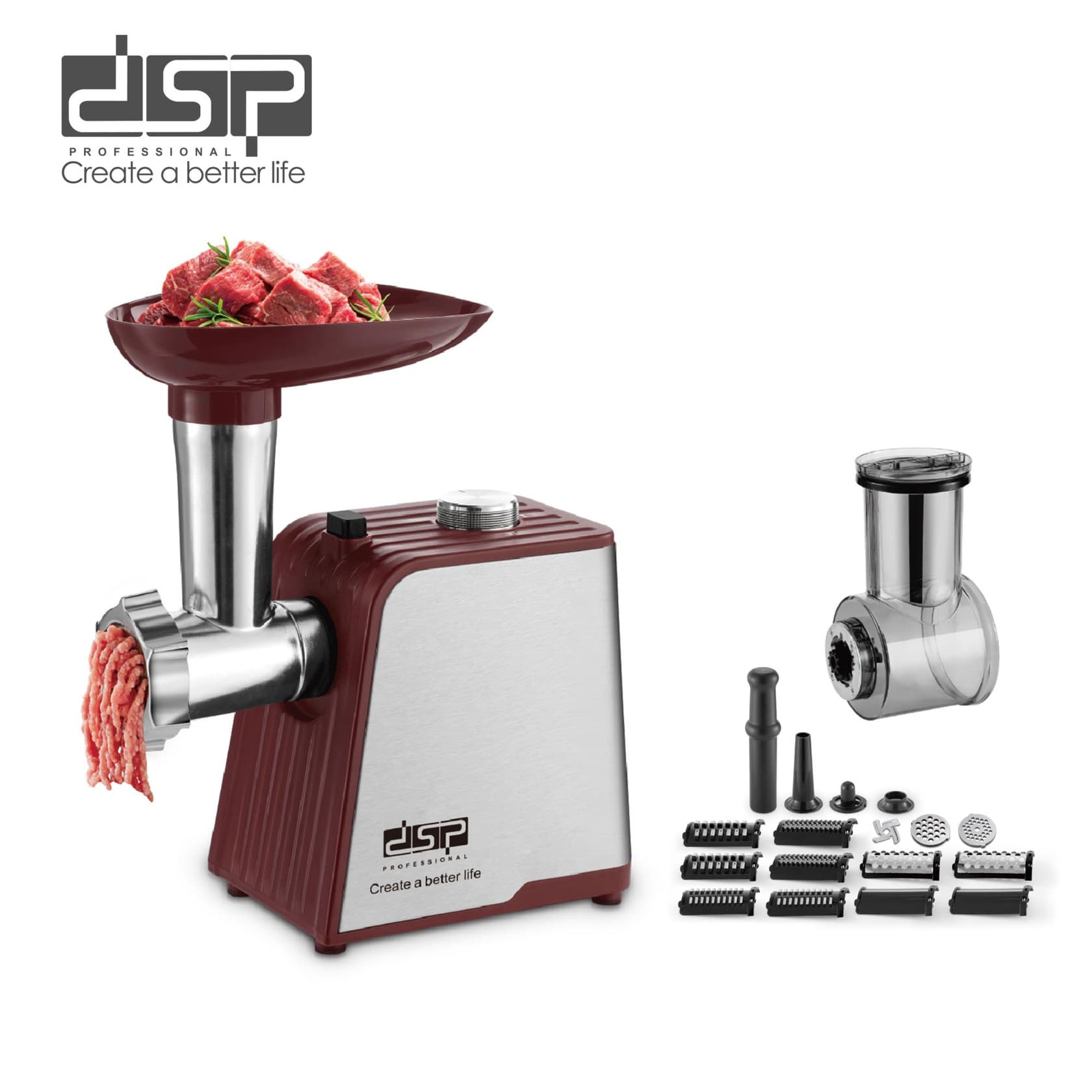 Ətçəkən maşın DSP KM5067 LRD, 400 Vt, 2 kq/dəq, bənövşəyi