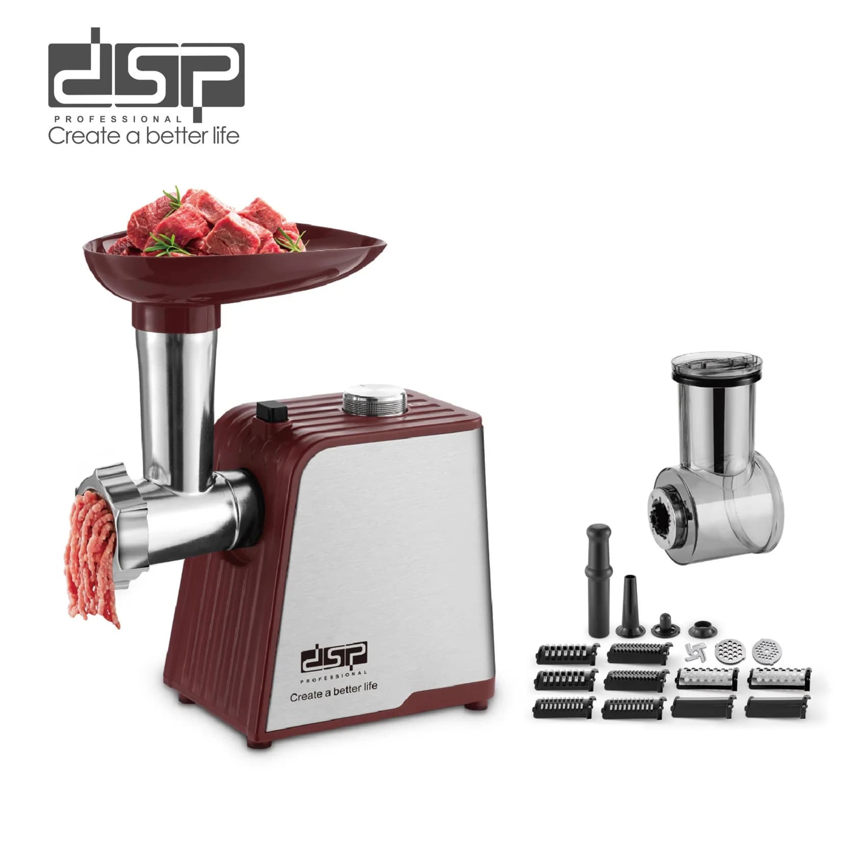 Ətçəkən maşın DSP KM5067 LRD, 400 Vt, 2 kq/dəq, bənövşəyi