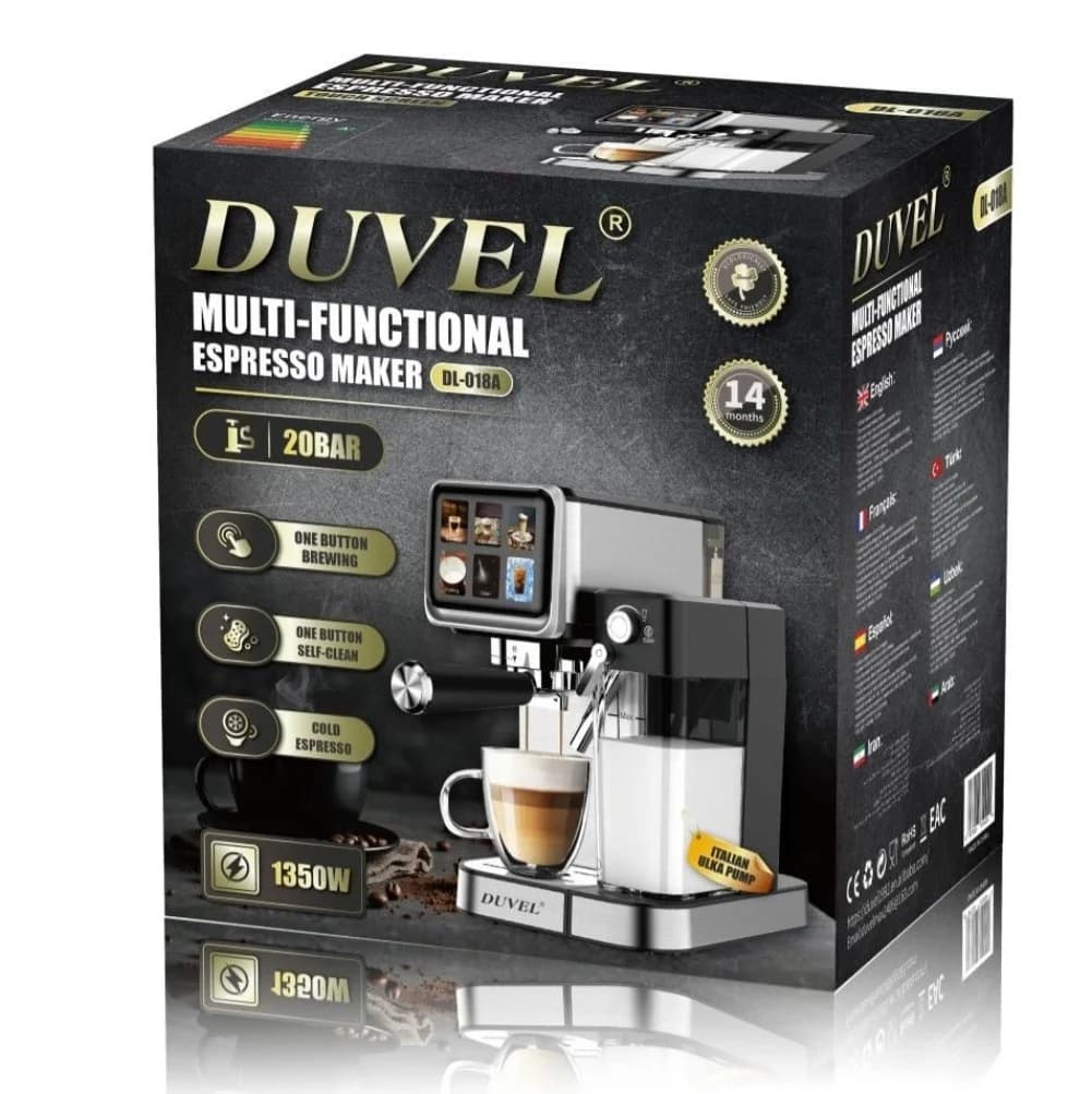 Qəhvə maşını Duvel DL-018A Silver — изображение 2