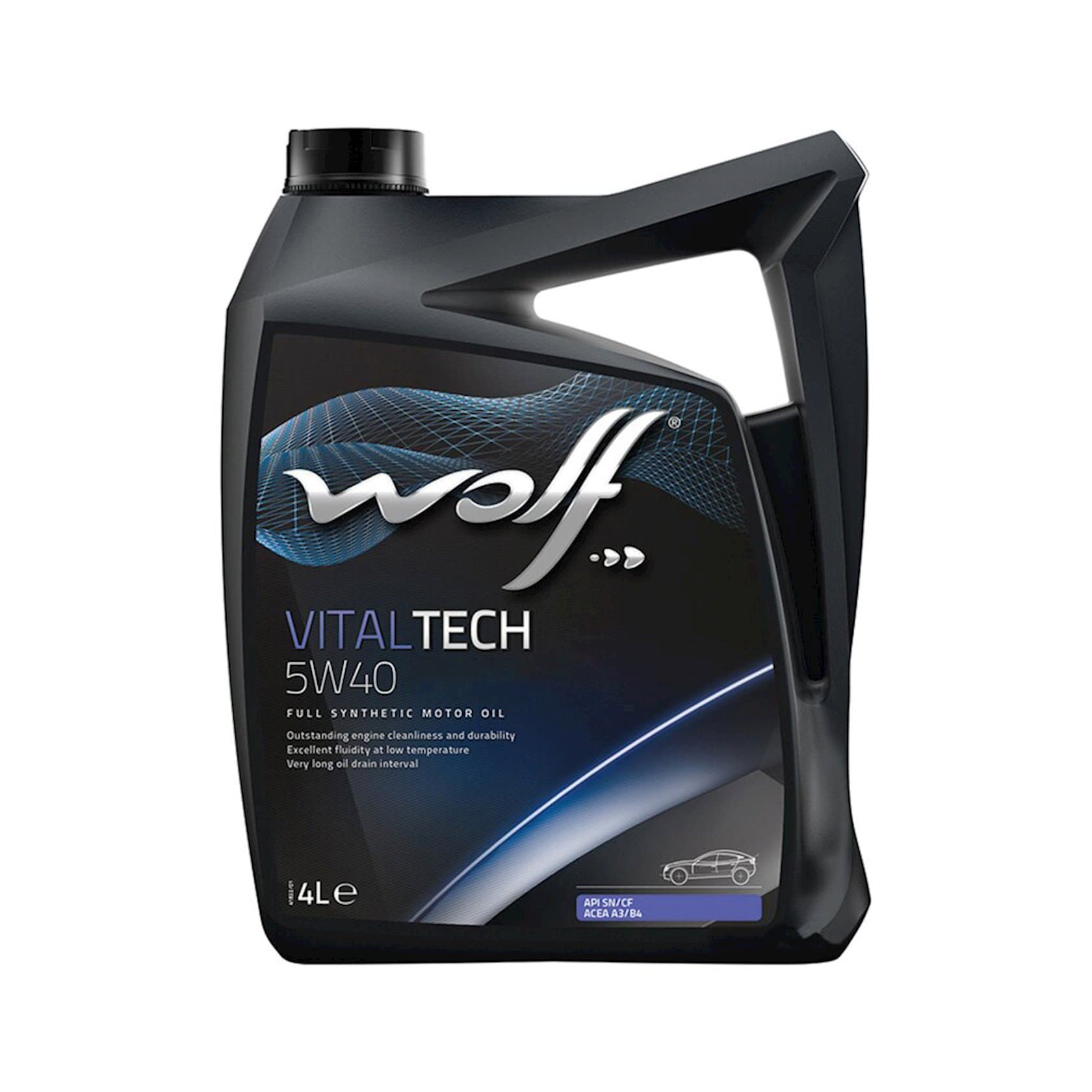Motor yağı Wolf VitalTech 5W-40, 4 l