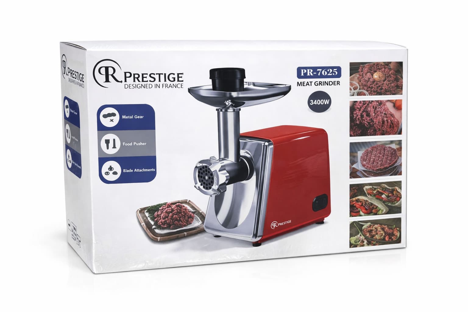 Ətçəkən Prestige PR-7625 Red 3400W — şəkil 2