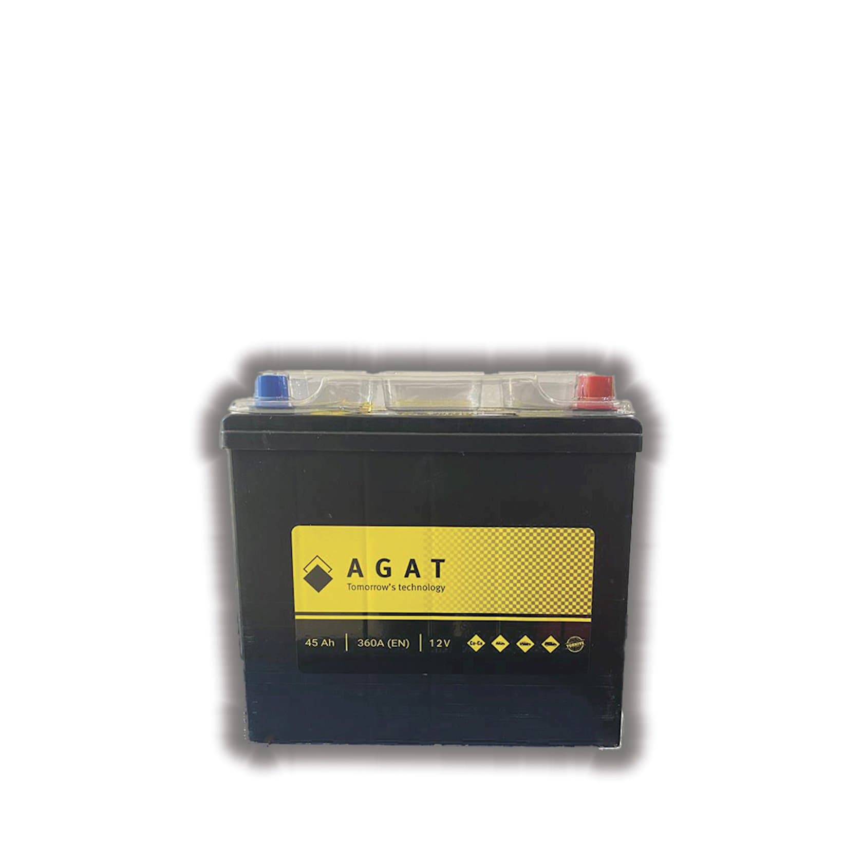 Avtomobil akkumulyatoru Agat AB-045AR, 45 Ah, 360 А