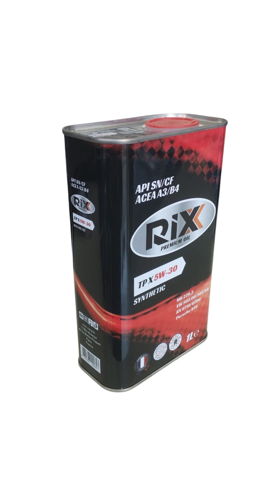 Motor yağı Rixx 5W30 APİ SN/CF ACEA A3/B4, 1 l — şəkil 2