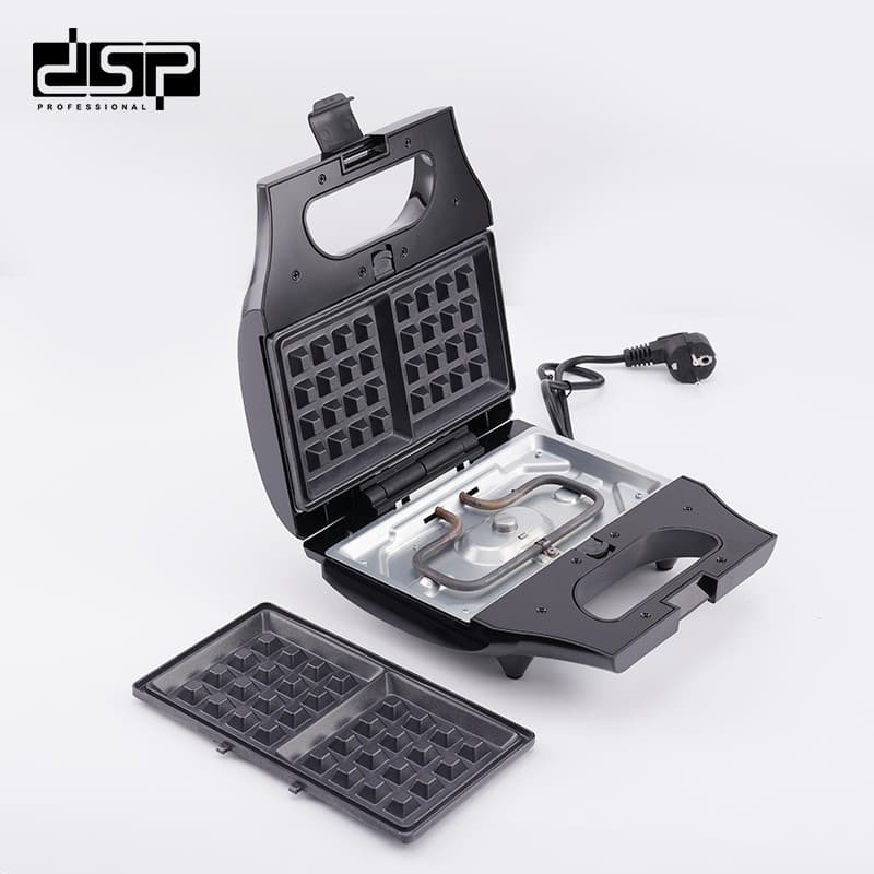 Sendviç cihazı DSP KC1238, 800 Vt, paslanmayan polad, gümüşü — şəkil 4