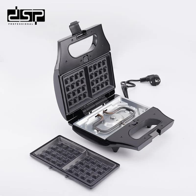 Sendviç cihazı DSP KC1238, 800 Vt, paslanmayan polad, gümüşü — image 4