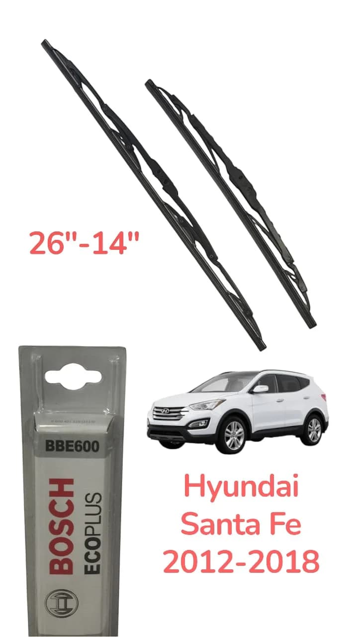 Avtomobil üçün şüşəsilən fırça Hyundai Santa Fe 2012-2018 üçün