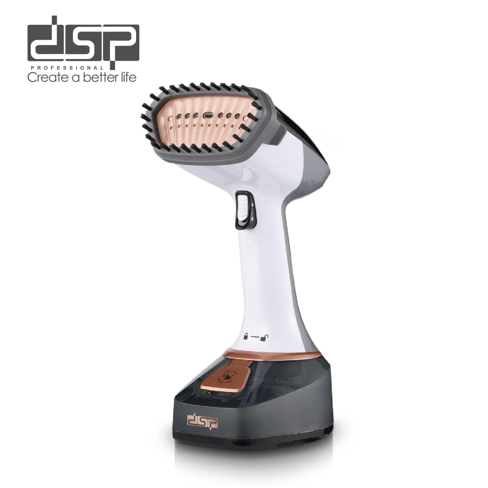 Əl geyim buxarlayıcısı DSP KD1121 LRD 1400 W 0.32 l qara — изображение 6