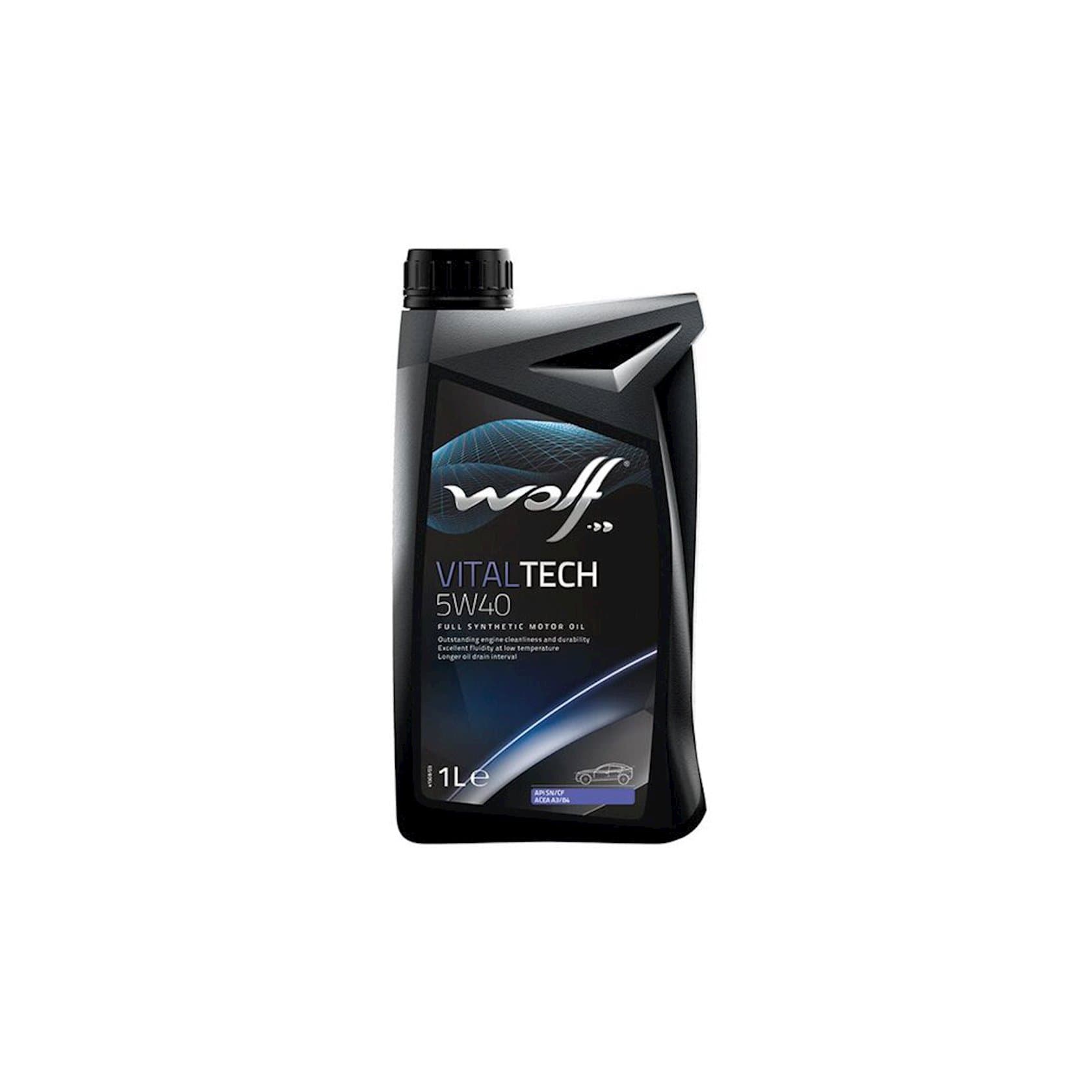 Motor yağı Wolf VitalTech 5W-40, 1 l