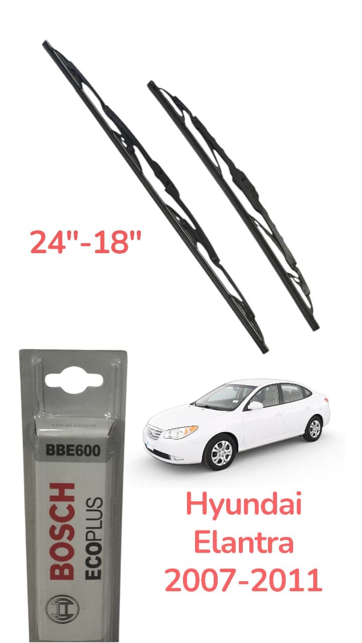 Avtomobil üçün şüşə silənlər Bosch Hyundai Elantra 2007-2011 üçün