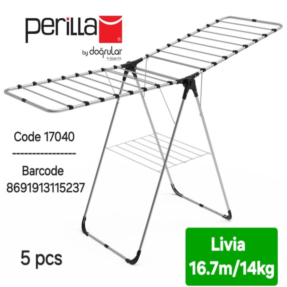 Paltar üçün quruducu Perilla Livia Code 17040, 16.7 m/14 kg