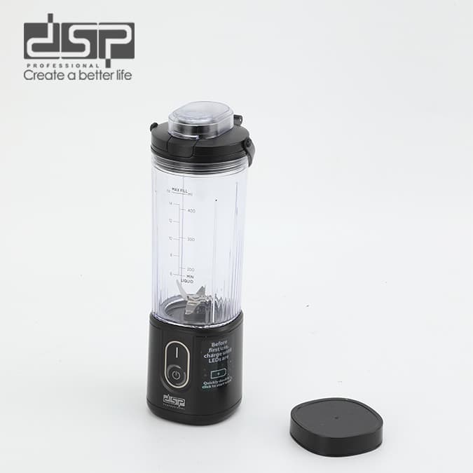 Blender DSP KJ2206 LRD, portativ, mexaniki, 0.4 L, qara — изображение 5