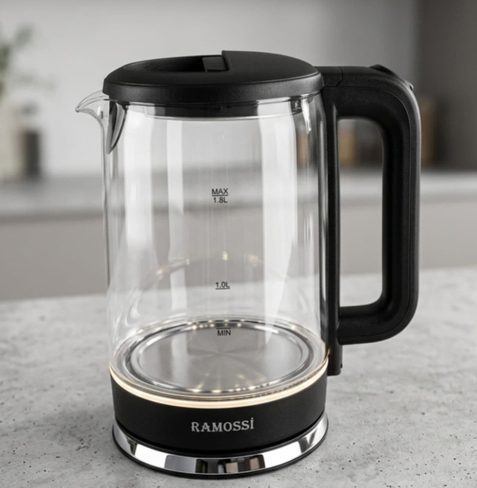 Elektrik çaydan Ramossi AA-772175 Şüşə 1.8 l 1500 W