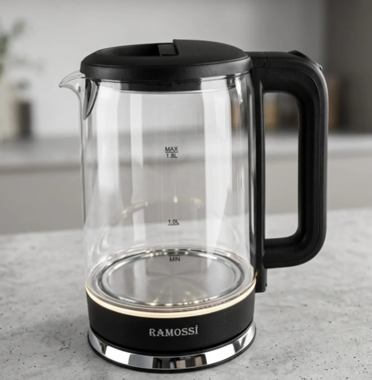 Elektrik çaydan Ramossi AA-772175 Şüşə 1.8 l 1500 W