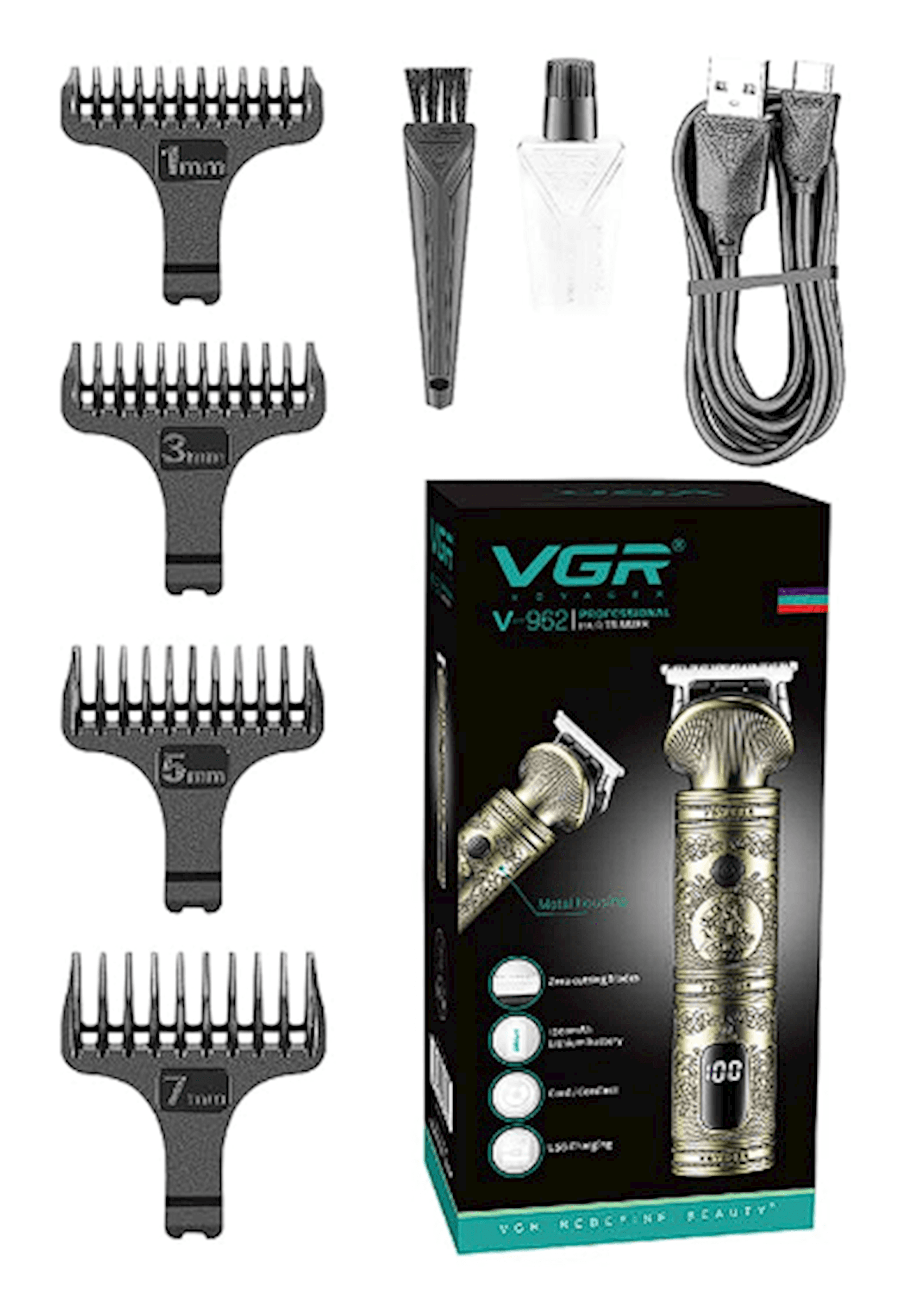 Trimmer VGR V-962 Gold — şəkil 2