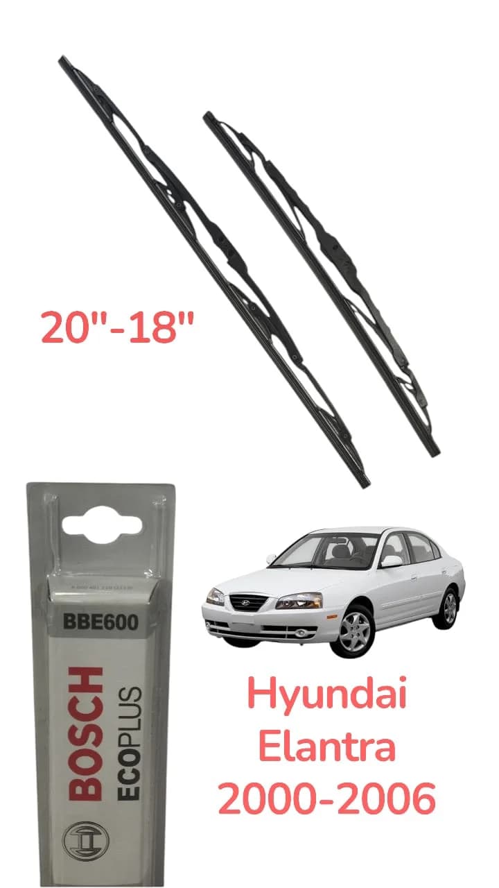 Avtomobil üçün şüşə silənlər Bosch Hyundai Elantra 2000-2006 üçün