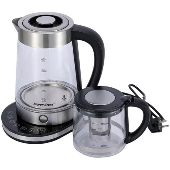 Elektrikli çaydan və dəm çayı Super Crest SCT-4001