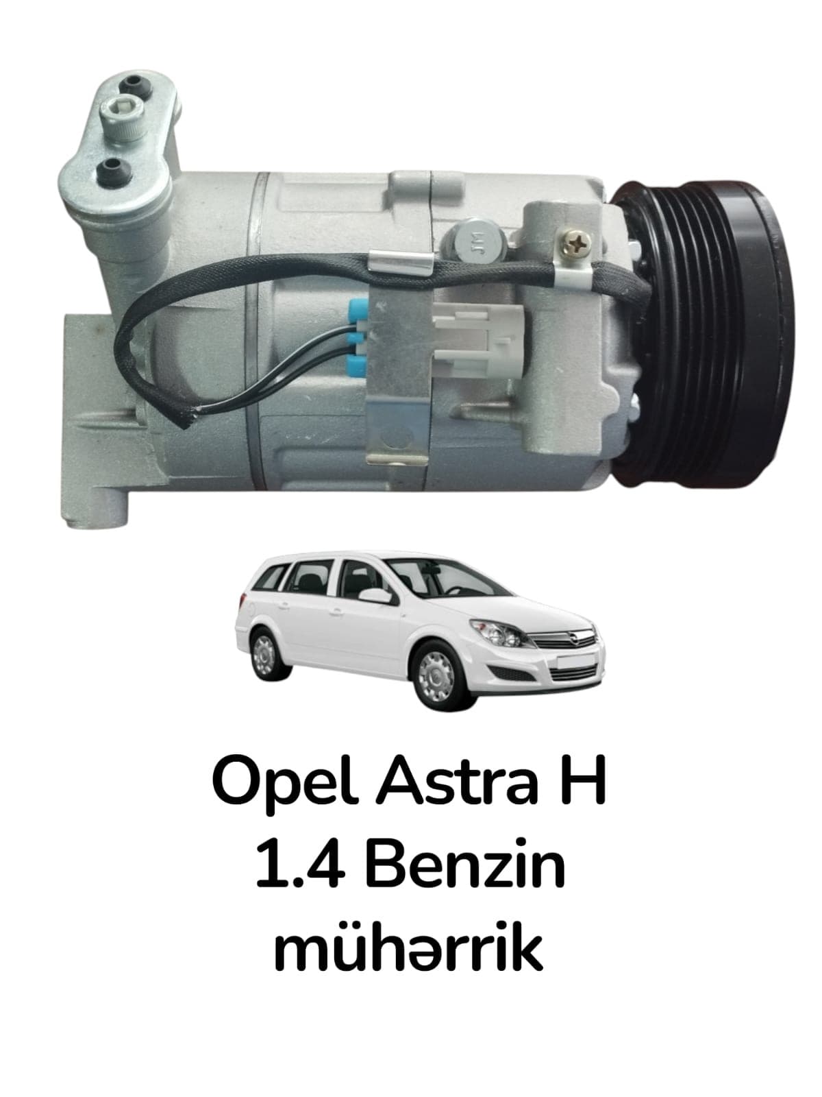 Kompressor Mahle Opel Astra H 1.4 Benzin mühərrik 2003-2010 üçün acp49000s