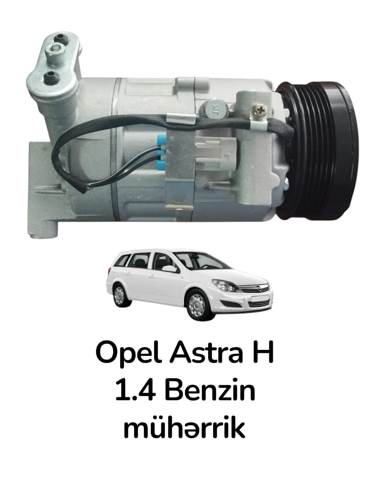 Kompressor Mahle Opel Astra H 1.4 Benzin mühərrik 2003-2010 üçün acp49000s