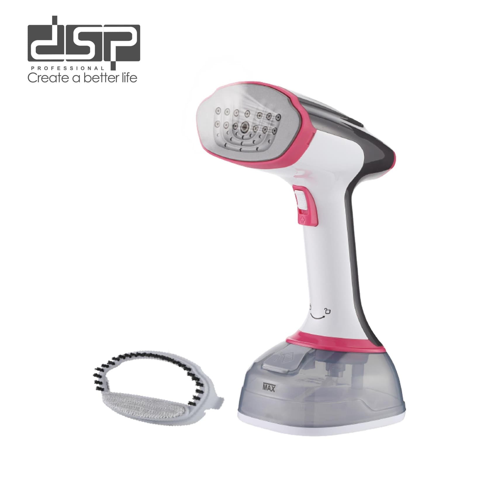 Geyim buxarlayıcısı DSP KD1357 LRD, 1600 Vt, 0.3 L, ağ