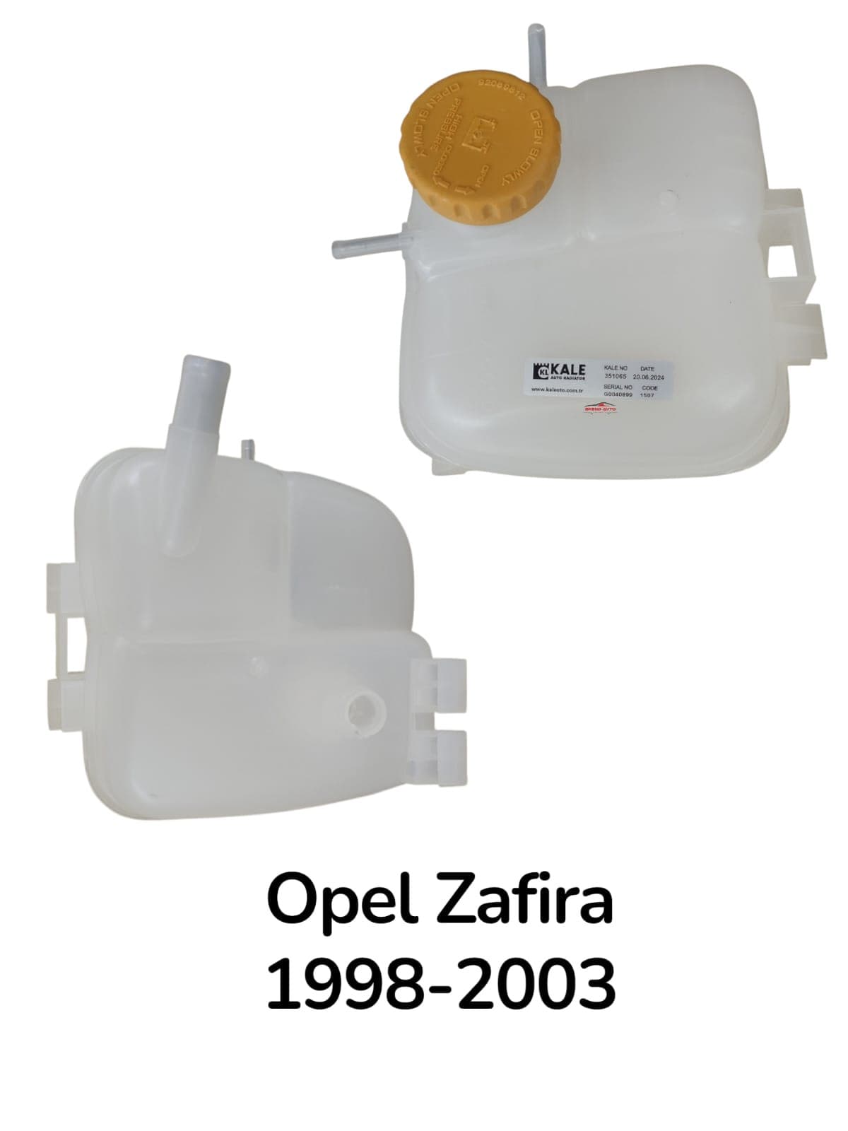 Antifriz çəni 1304609 93183307 1304232 9194568 Opel Zafira 1998-2003 üçün — şəkil 2