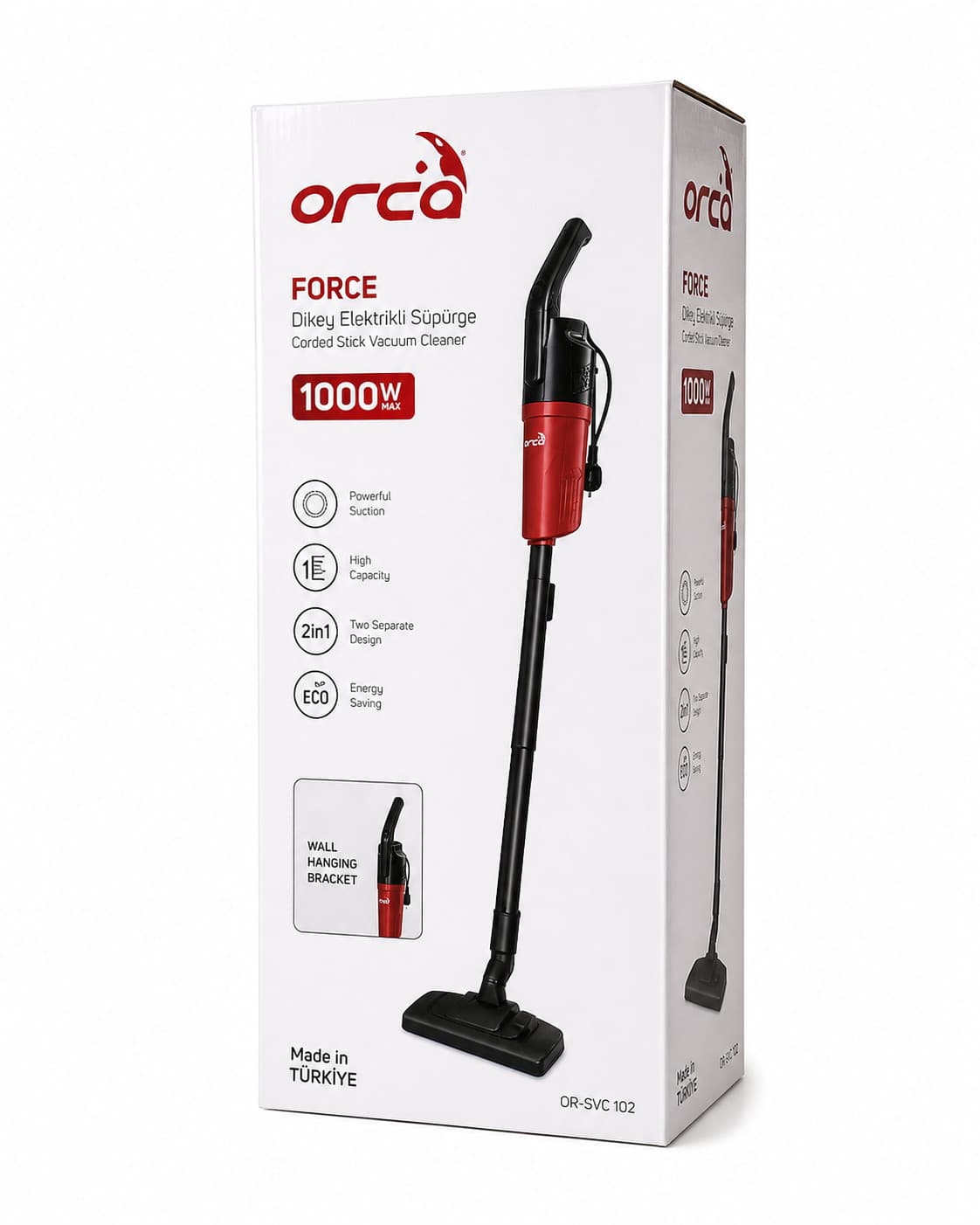 Vertikal tozsoran Orca OR-SVC-102 Red/Black — image 2