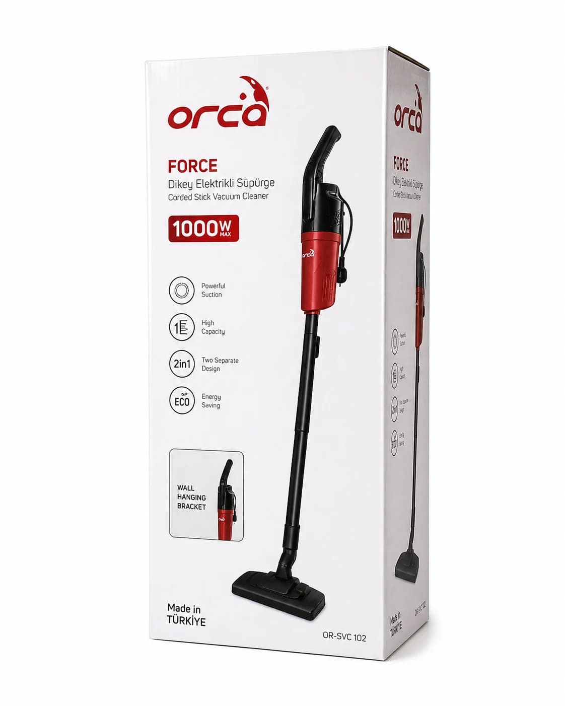 Vertikal tozsoran Orca OR-SVC-102 Red/Black — image 2