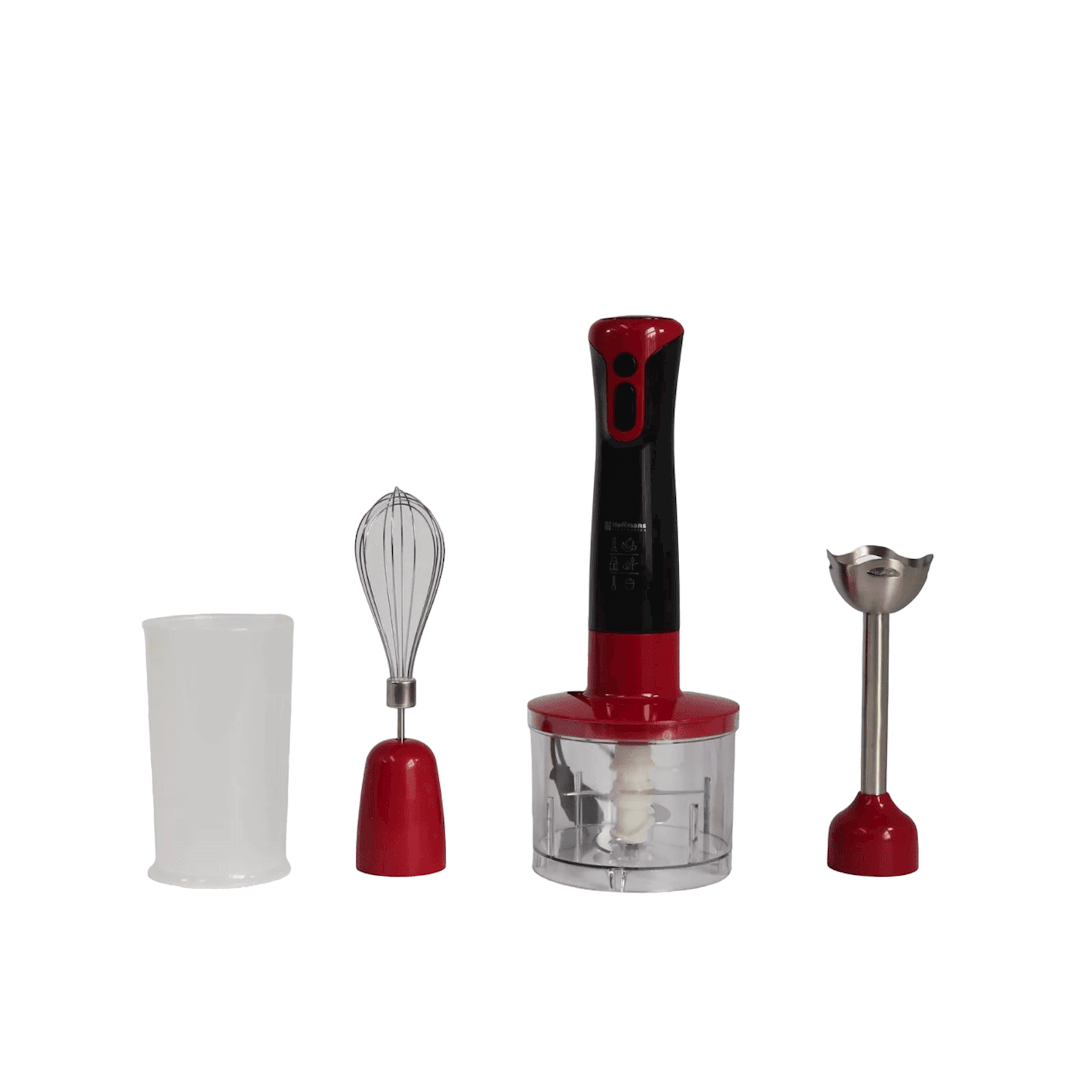 Blender Hoffmans HM-8030 4 in 1 Black/Red