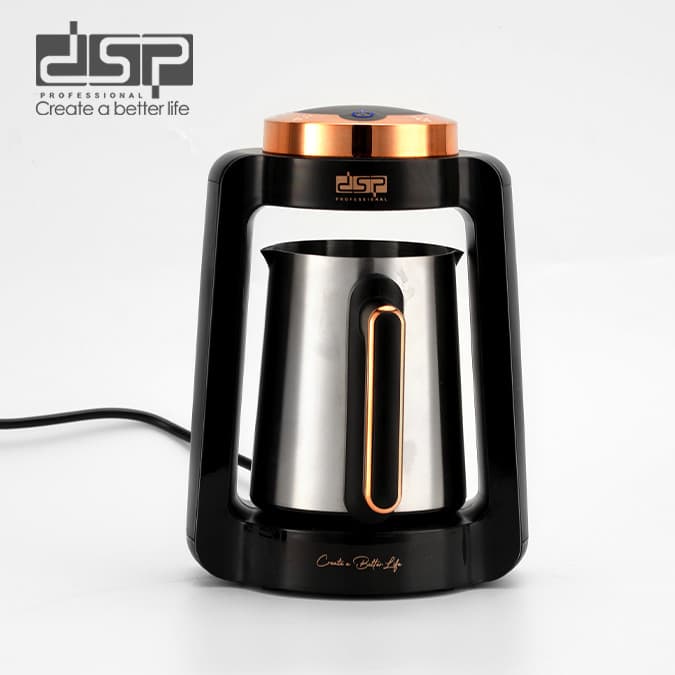 Elektrik cezve DSP KA3178 LRD, 400 Vt, 0.600 L, qara — şəkil 4