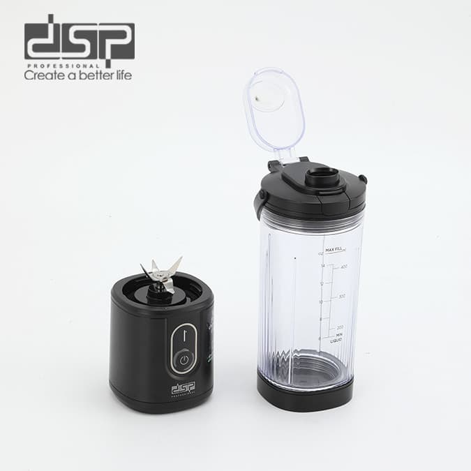 Blender DSP KJ2206 LRD, portativ, mexaniki, 0.4 L, qara — изображение 4