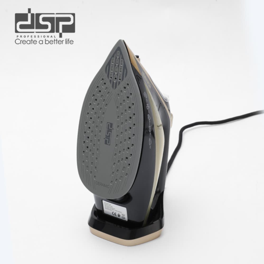 Ütü DSP keramika 2400 W sarı — şəkil 9