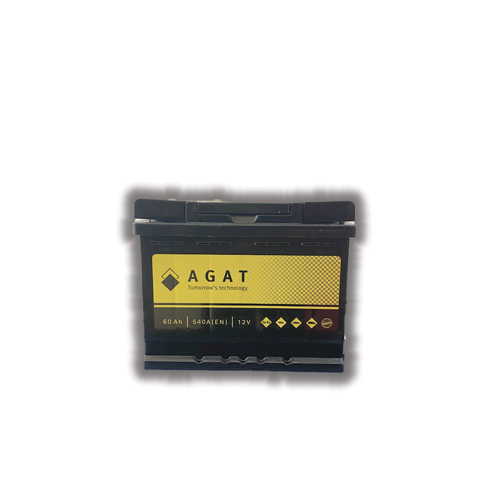 Avtomobil akkumulyatoru Agat AB-060R, 60 Ah, 540 А