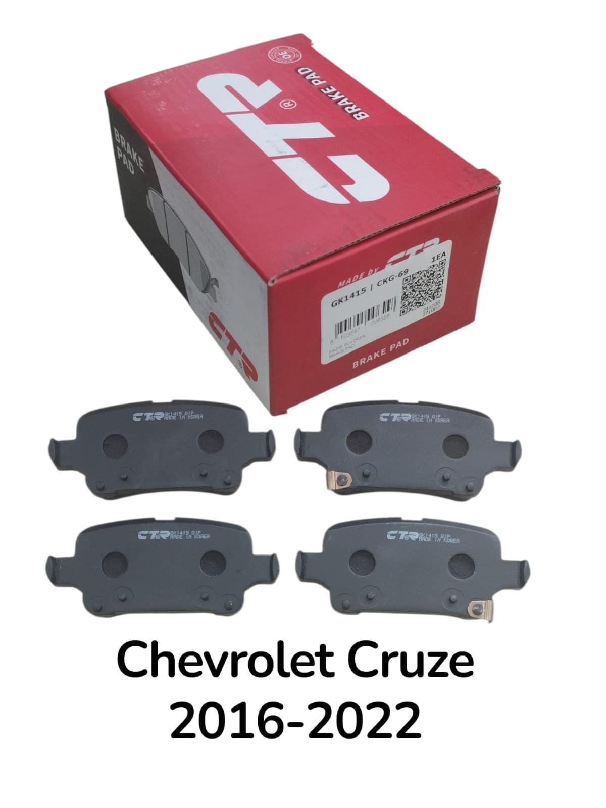 Arxa əyləc qəlibləri 13595651 Chevrolet Cruze 2016-2022 üçün