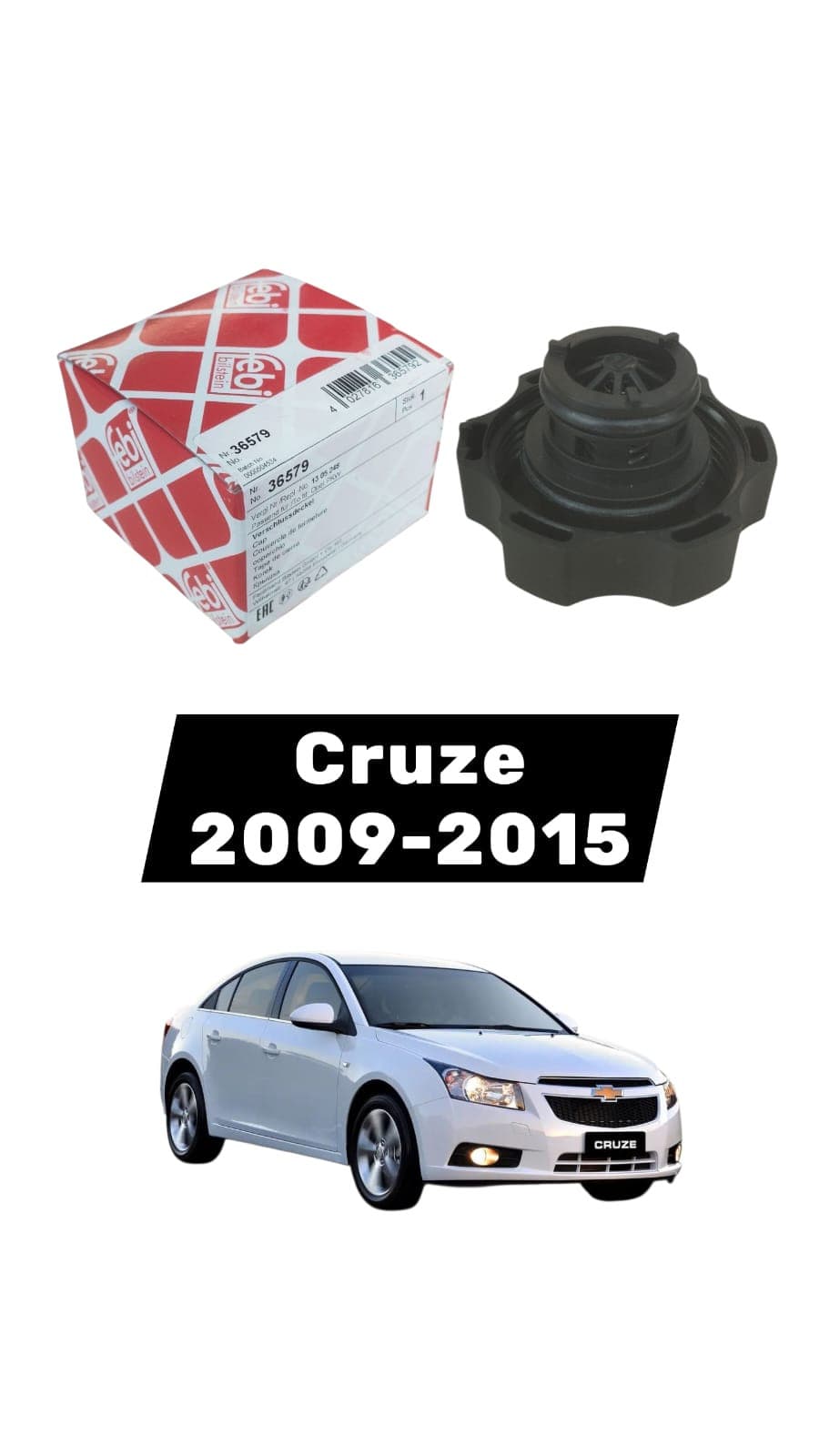 Antifriz çəninin qapağı Cruze 2009-2015 üçün