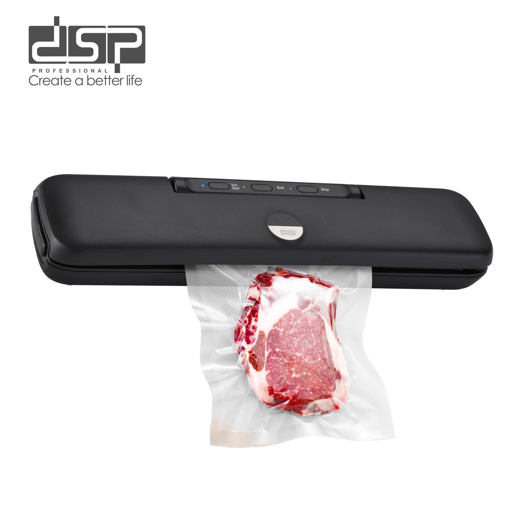Vakuum qablaşdırıcı DSP 2033 (LRD), 110 Vt, qara