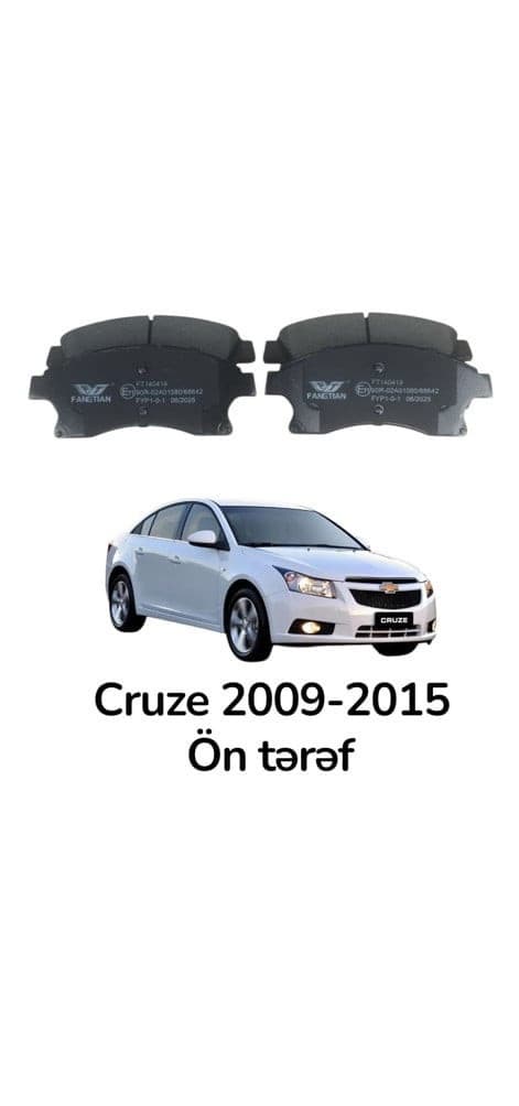 Chevrolet Cruze 2009-2015 üçün ön əyləc qəlibləri FANGTIAN FT140419 13301207