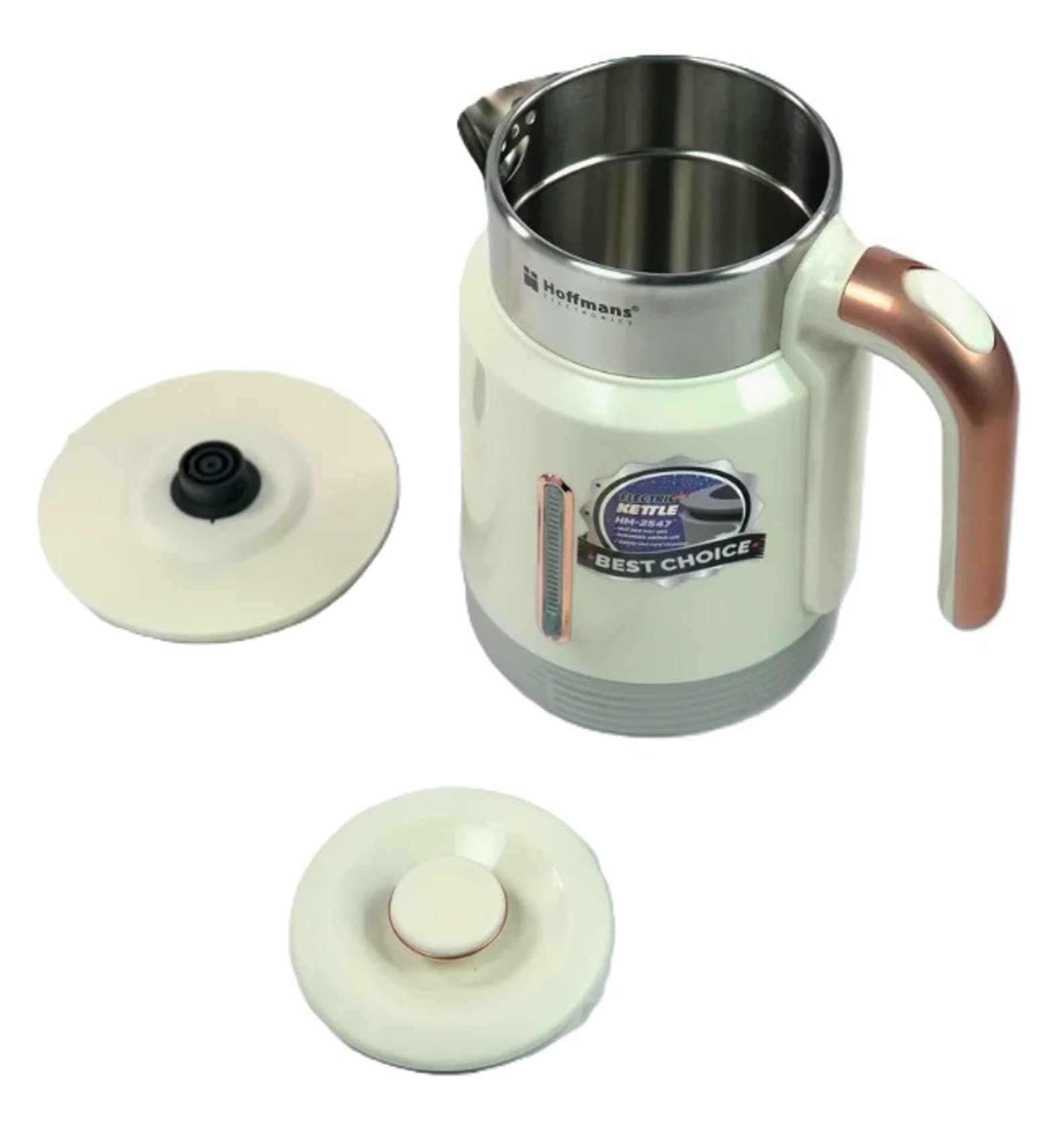 Elektrik çaydan Hoffmans HM-2547 Bej — image 3
