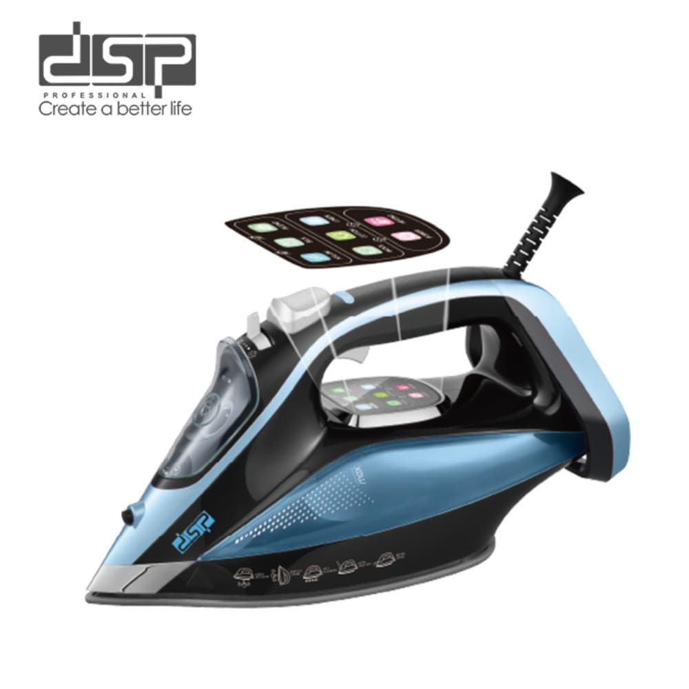 Ütü DSP KD1364 LRD keramika 2400 W mavi