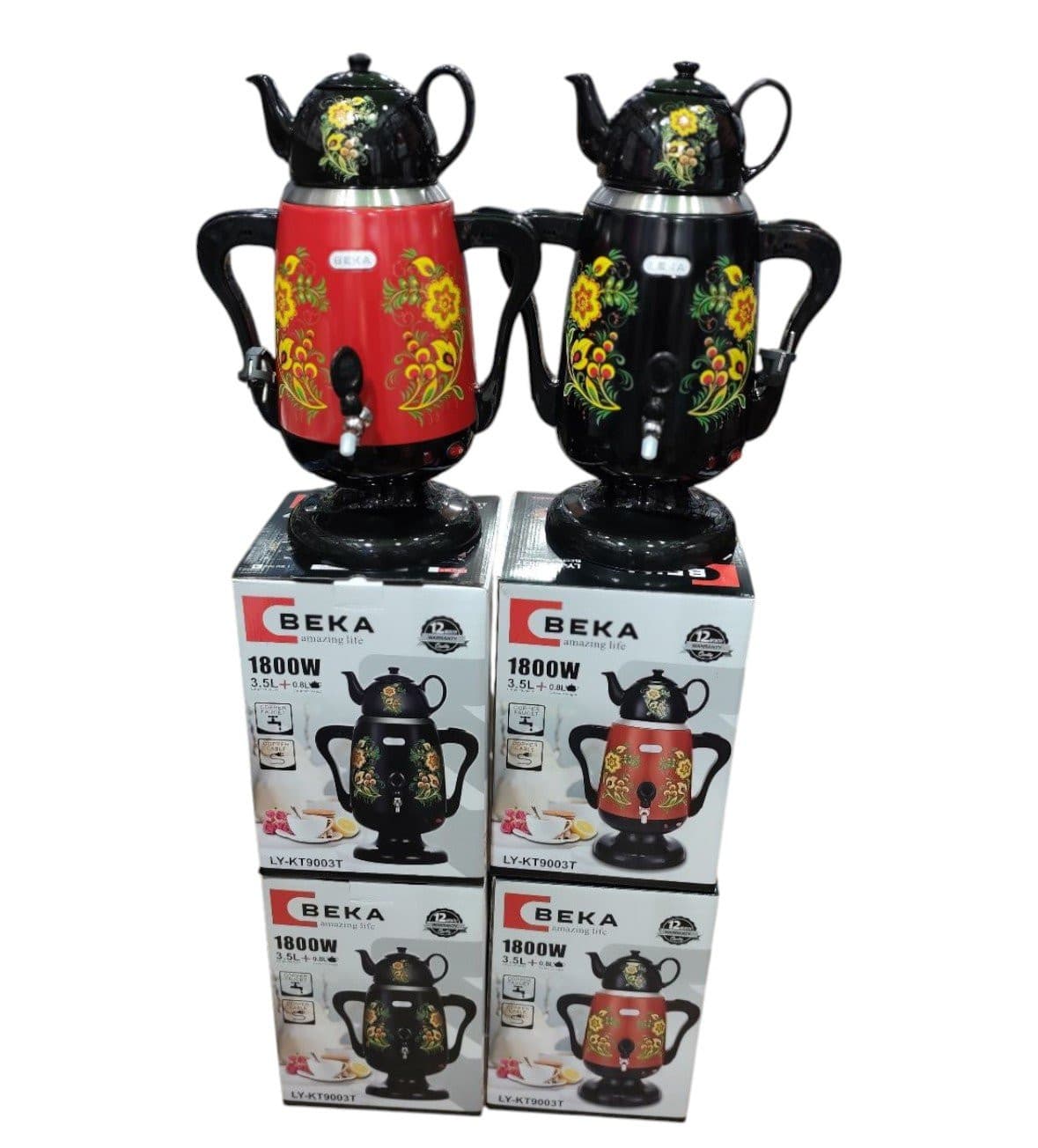 Elektrikli samovar Beka LY-KT9003, qara