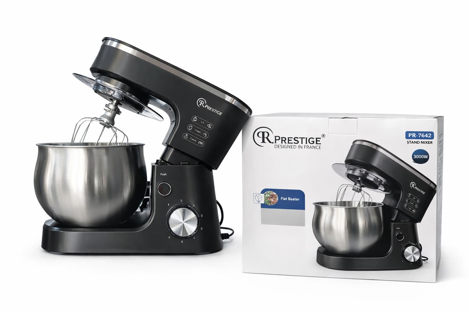 Mikser Prestige PR-7642 3000W Black — şəkil 2