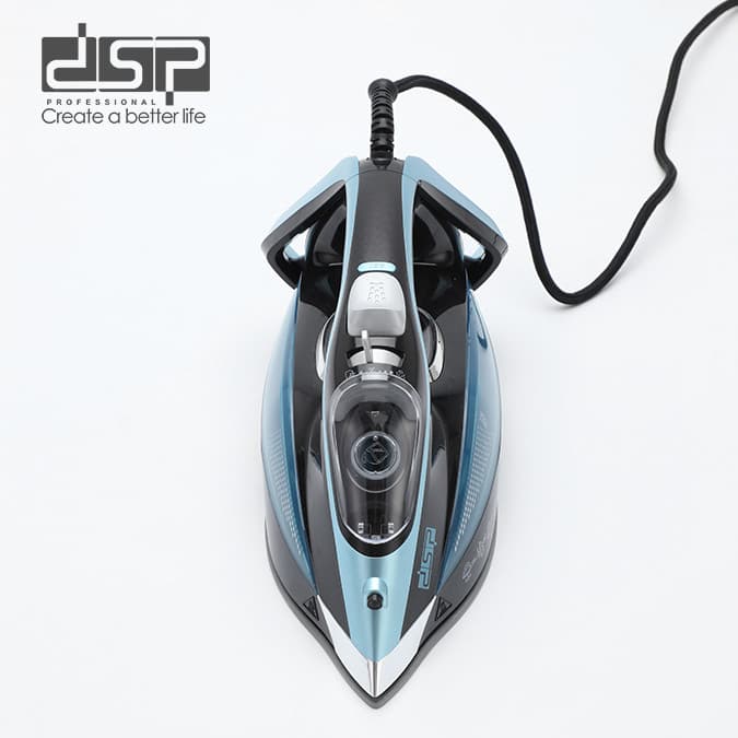 Ütü DSP KD1364 LRD keramika 2400 W mavi — şəkil 2