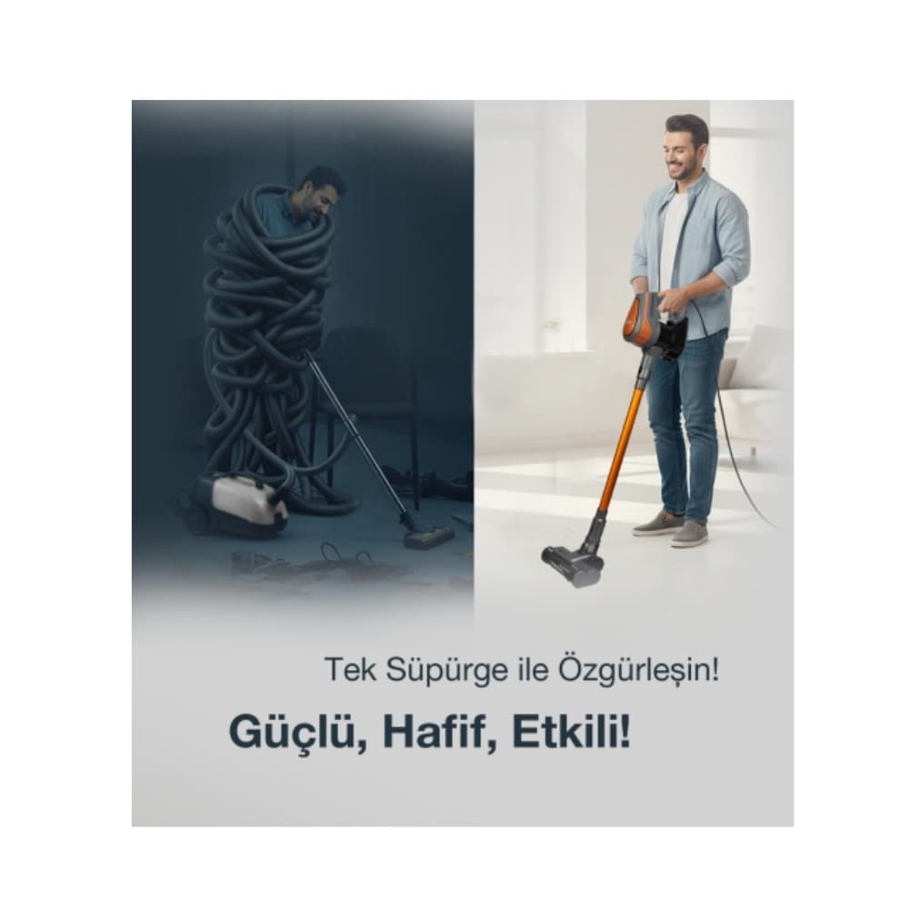 Vertikal tozsoran Fantom Pluto P 6000 Grey — şəkil 8