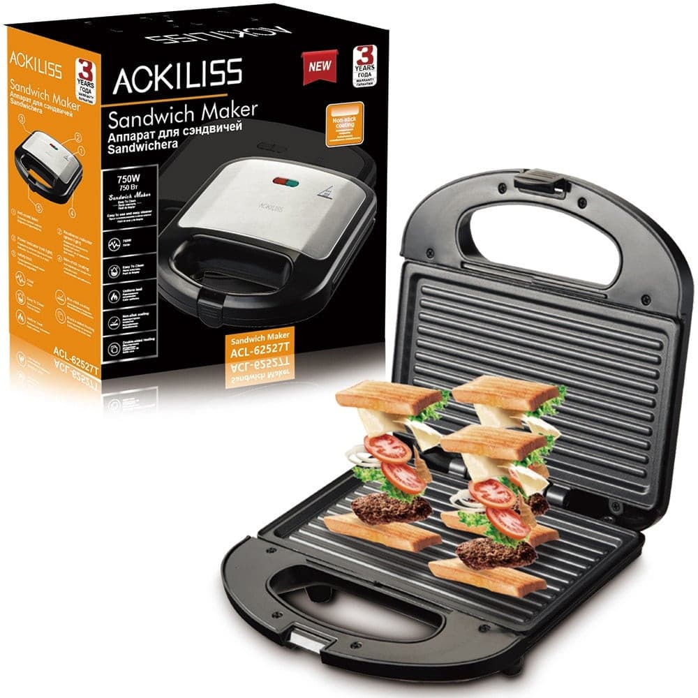 Sendviç cihazı Ackiliss ACL 62527T Black