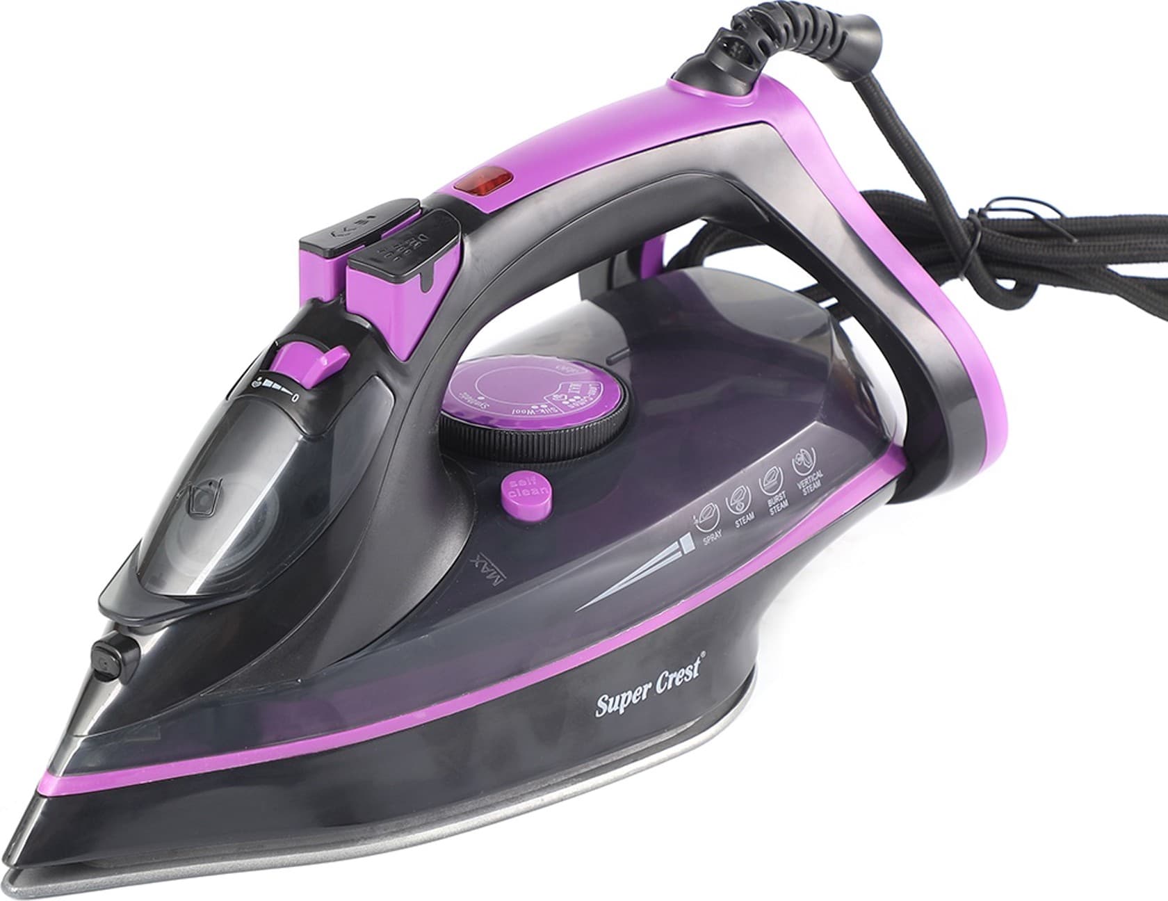 Ütü Super Crest SCT-1022 Qara, Bənövşəyi - Super Crest SCT-1022