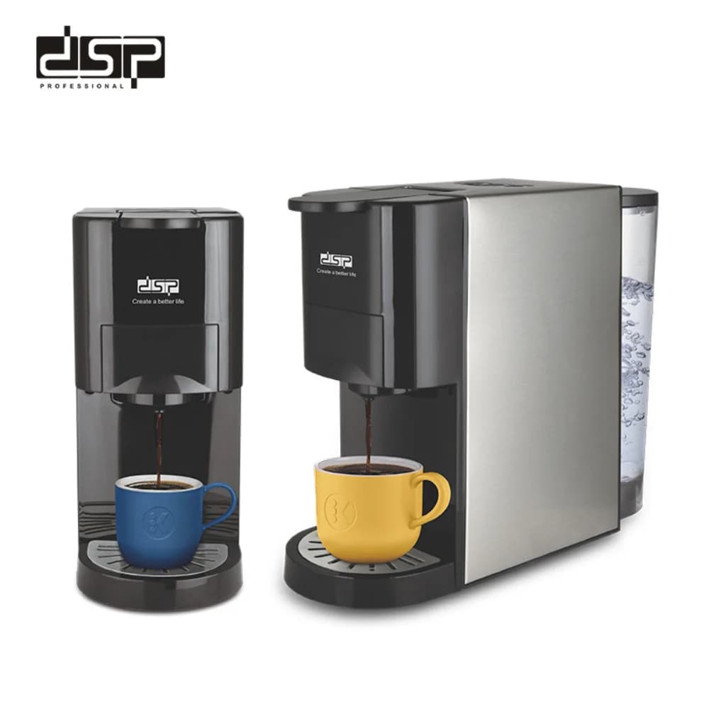 Qəhvə maşını DSP KA3046 LRD, Kapsullar, 1450 Vt, 0.8 L, Gümüşü