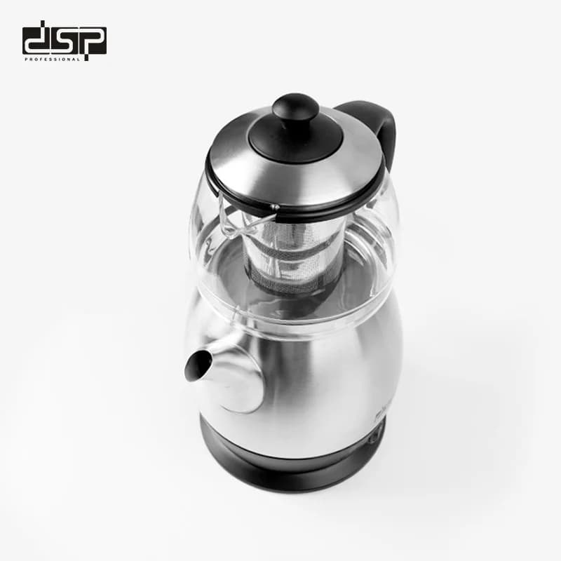 Elektrik çaydan DSP KK145, 1.8+1.2 L, gümüşü, 2200 Vt — изображение 2