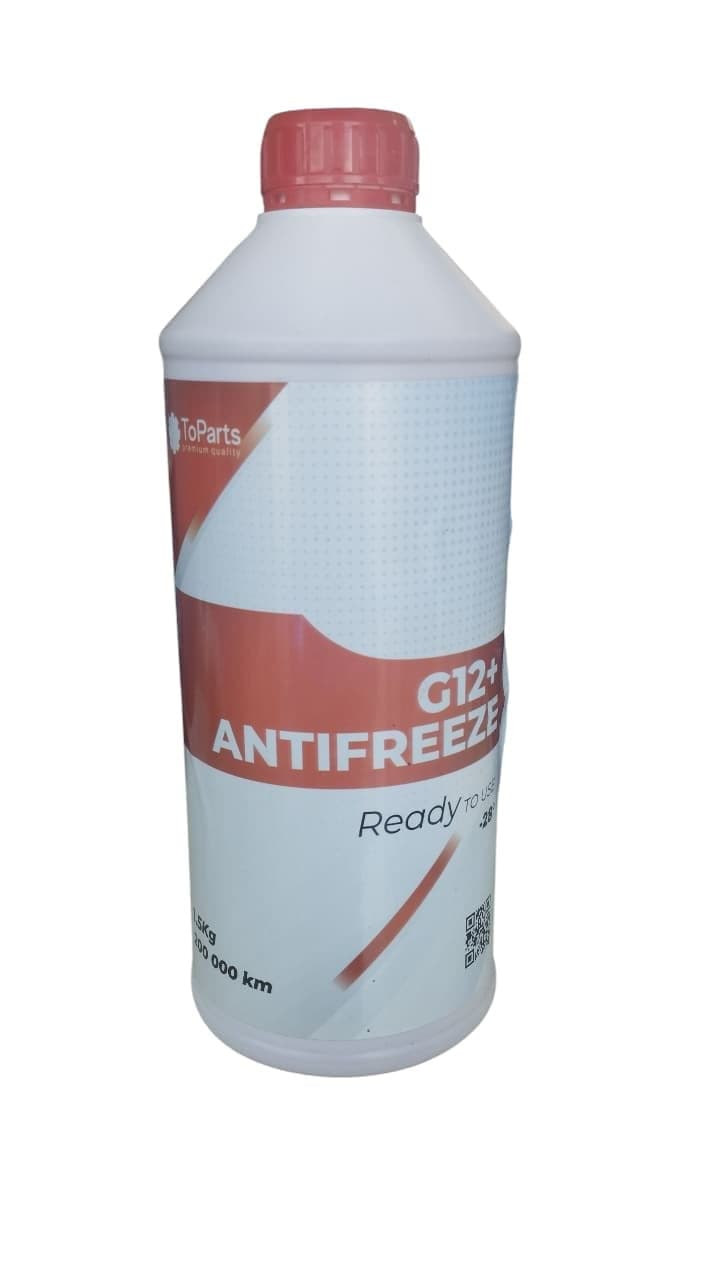Antifriz Toparts G12+, qırmızı, 1.5 l